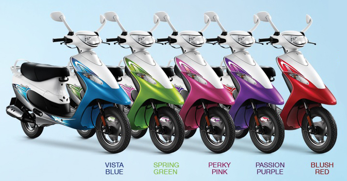 scooty pep plus pink